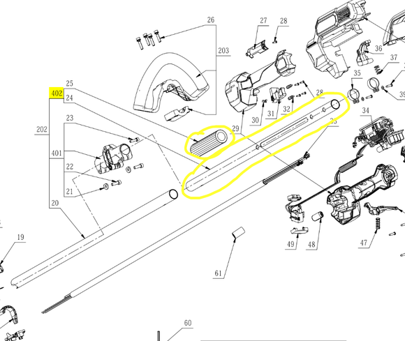 Connecting Tube ASSY (2826088000) (2826088001)