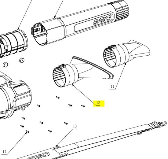 Spread Nozzle Assembly (2825515000)