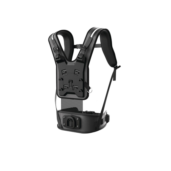 Frame and double-shoulder harness with padded comfort straps for BAX1500 and BHX1000