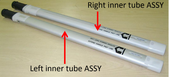 Left Inner Tube ASSY - telescope tube